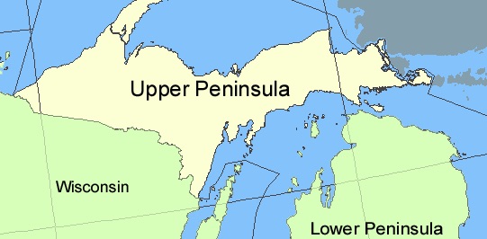 Upper Penninsula Map